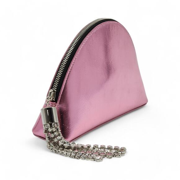 Giuseppe Zanotti Clutch Bag - Leather - Pink - Picture 3 of 11